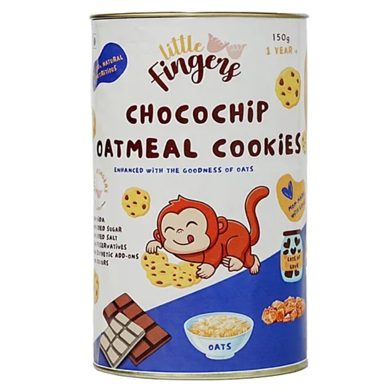 Little Fingers Chocochip Oatmeal Cookies – 150 gm