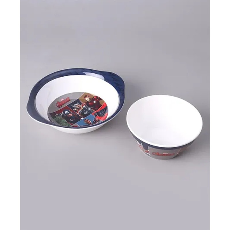 Marvel Avengers Big & Small Cone Bowls Blue Pack Of 2 – 350 ml 300 ml