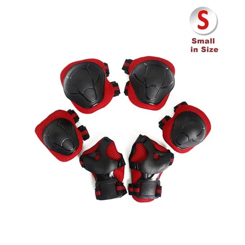 Pine Kids Safety and Protective Gear Accessories Small Size – Red| Ideal for Cycling and Skating