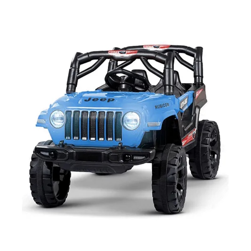 SRECAP Rechargeable Battery Operated Jeep for Kids – Blue
