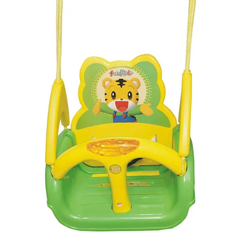 eHomeKart Musical Swing for Kids – 3-in-1 Adjustable Baby Swing Toy for Indoor and Outdoor – Green