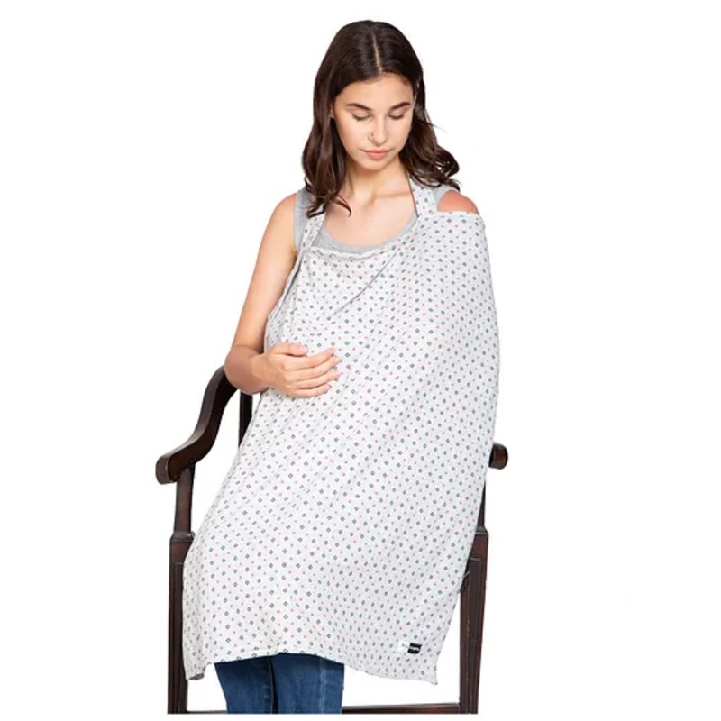 Feather Hug Premium Nursing cover for breastfeeding – Red