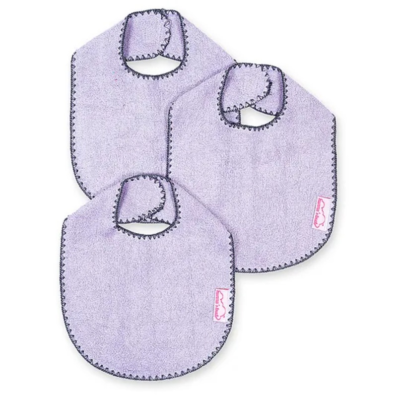Mumma’s Touch Organic Bamboo Baby Towel Bib – Magenta – Pack of 3
