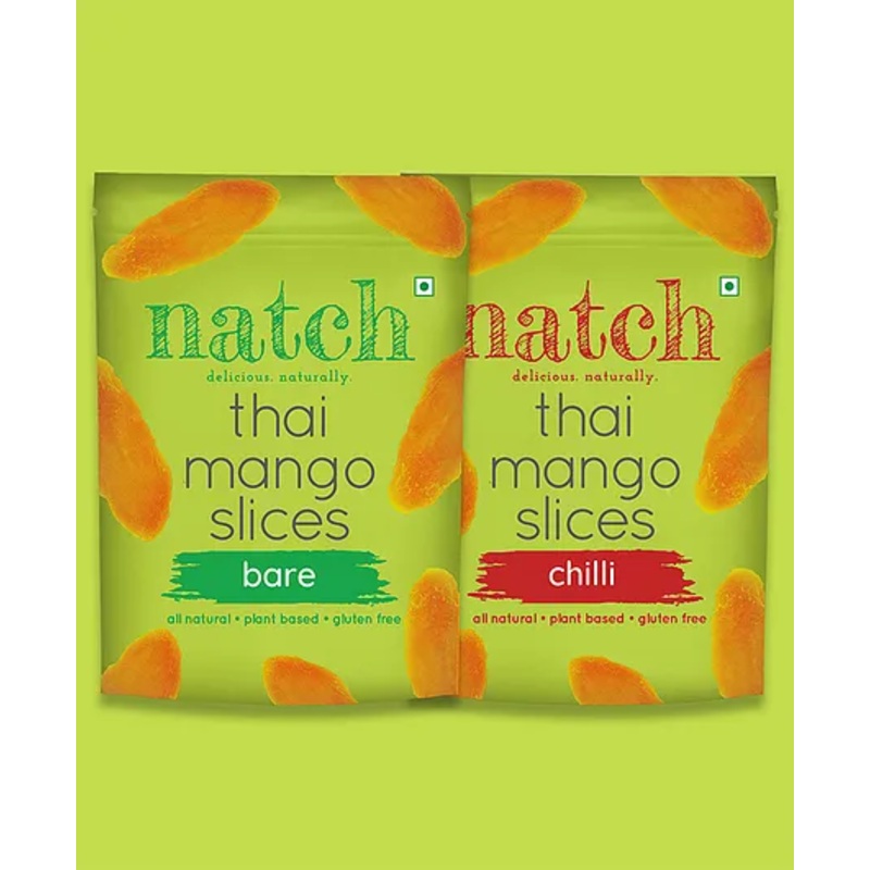 Natch mango slices – variety pack (large pack of 2 – 150 g Each)