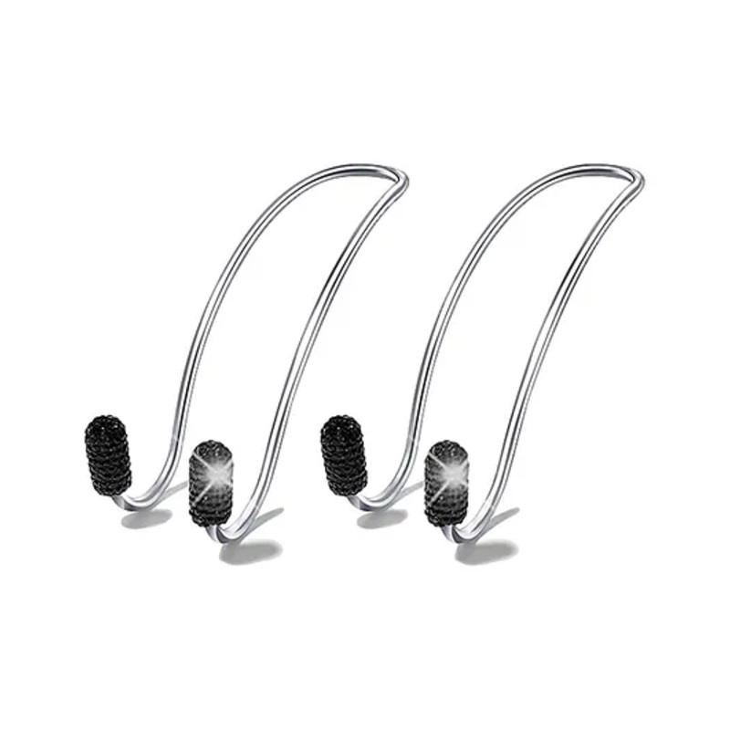 Syga Studded Car Back Hook Pack of 2 – Black