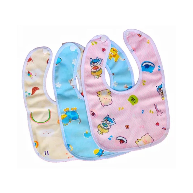 Tiny Tycoonz Cotton Bibs Pack Of 3 – Multicolor