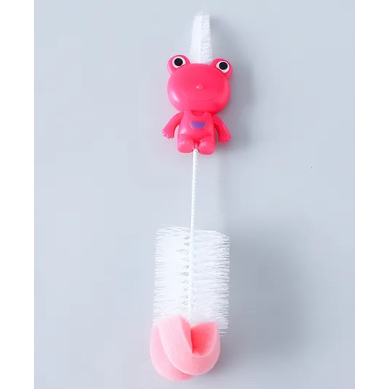 Bottle And Nipple Cleaning Brush – Pink