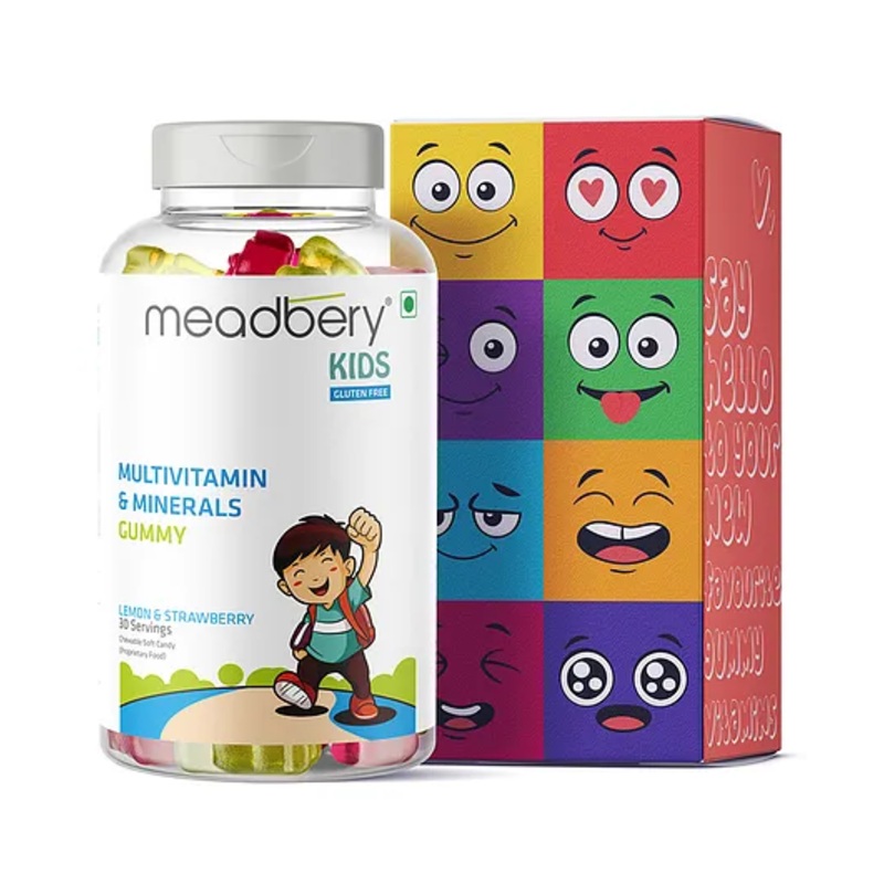 Meadbery Multivitamin and Mineral Gummy Bears – 2.5 gm Each – 30 Pieces
