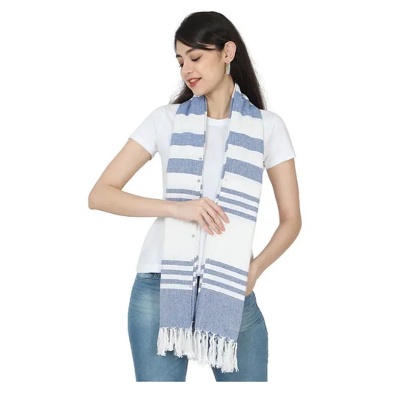 nene Mother’s Multi Purpose Large Size Nursing Feeding Scarf Wrap Stole – Blue