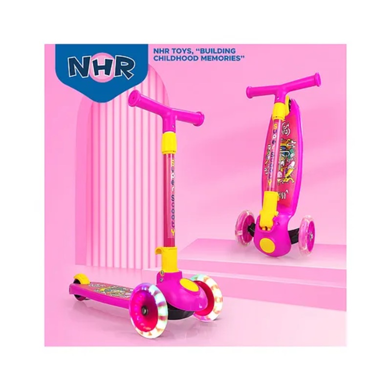 NHR XKG-009 Smart Kick Scooter with 3 Level Adjustable Height- Pink