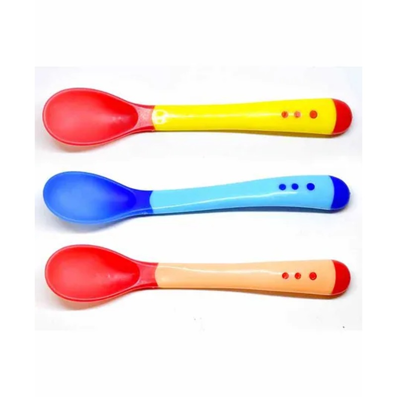 The Little Lookers Temperature Sensing Spoon Pack of 3 – Red Blue Yelllow