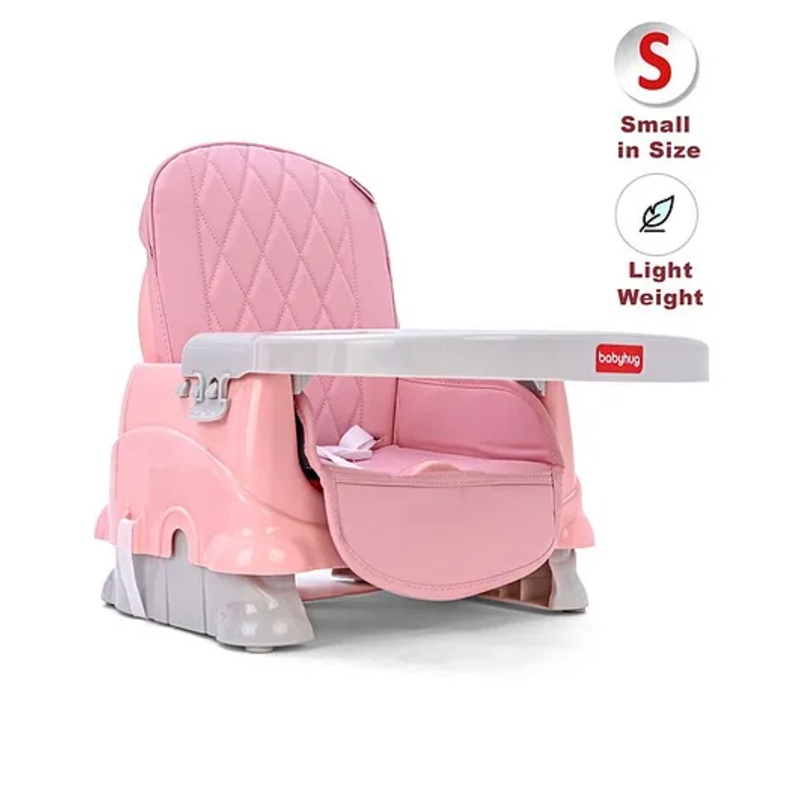 Babyhug Booster Chair with Cushion – Pink
