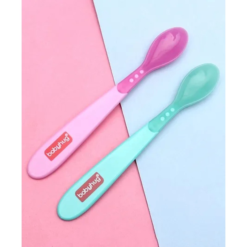 Babyhug Heat Sensitive Spoons 1.5 ml Set of 2 – Pink Green