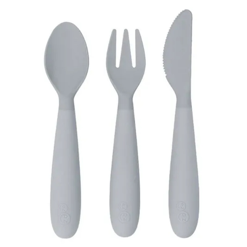 ezpz Happy Utensils – Pewter