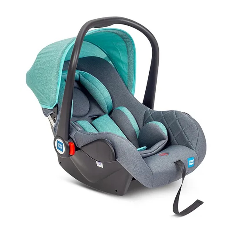 Mee Mee Baby Carry Cot 3 in 1 Infant Car Seat | Adjustable Head Support with Canopy for UV Protection | 3 Point Safety Harness for Babies of 0-2 Years, Weight Capacity Upto 13 Kgs (Blue)