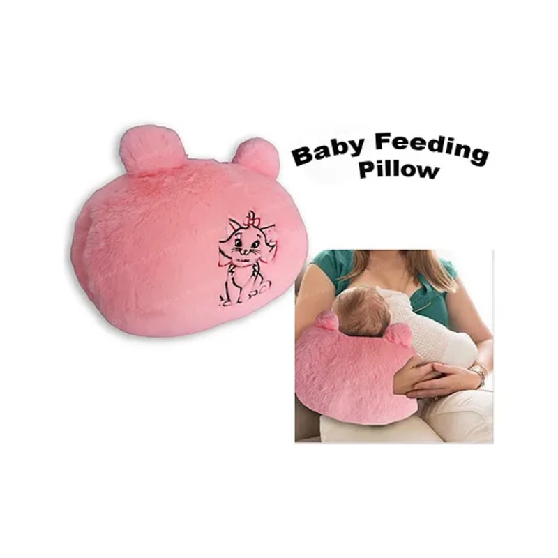 Synlark Nursing Arm Breastfeeding and Bottle Feeding Head Support Pillow – Pink