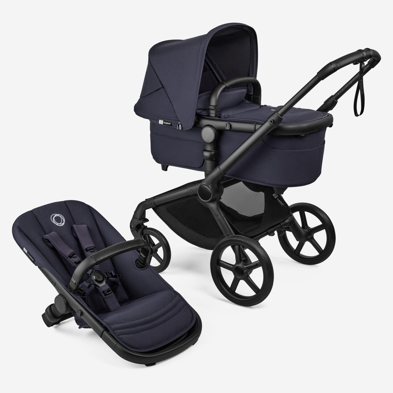 Bugaboo Fox 5 Renew – Deep Indigo Canopy/Deep Indigo Fabrics/Black Chassis