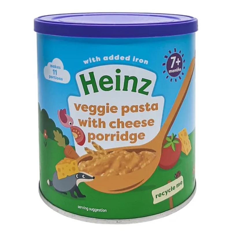 Heinz Baby Cereal, Veggie Pasta with Cheese Porridge (7m+) – 200g