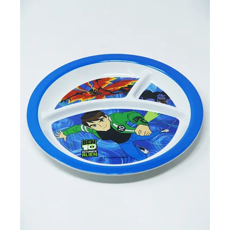 HOOM Melamine 3 Section Plate -BEN10 Ultimate Alien1
