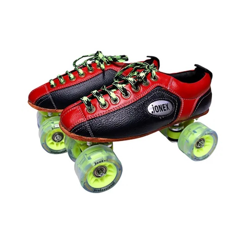 JJ Jonex Fix Body Quad Shoe Professional Skates With Bag Size Junior 6 Uk- Multicolour