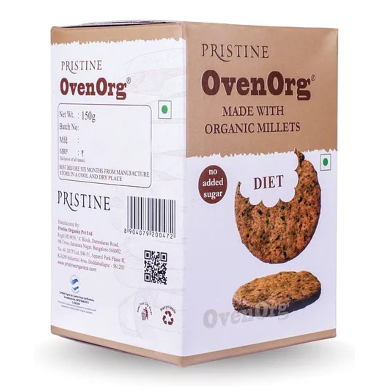 Pristine Fields of Gold Organic Millet Diet Biscuits – 150 gm