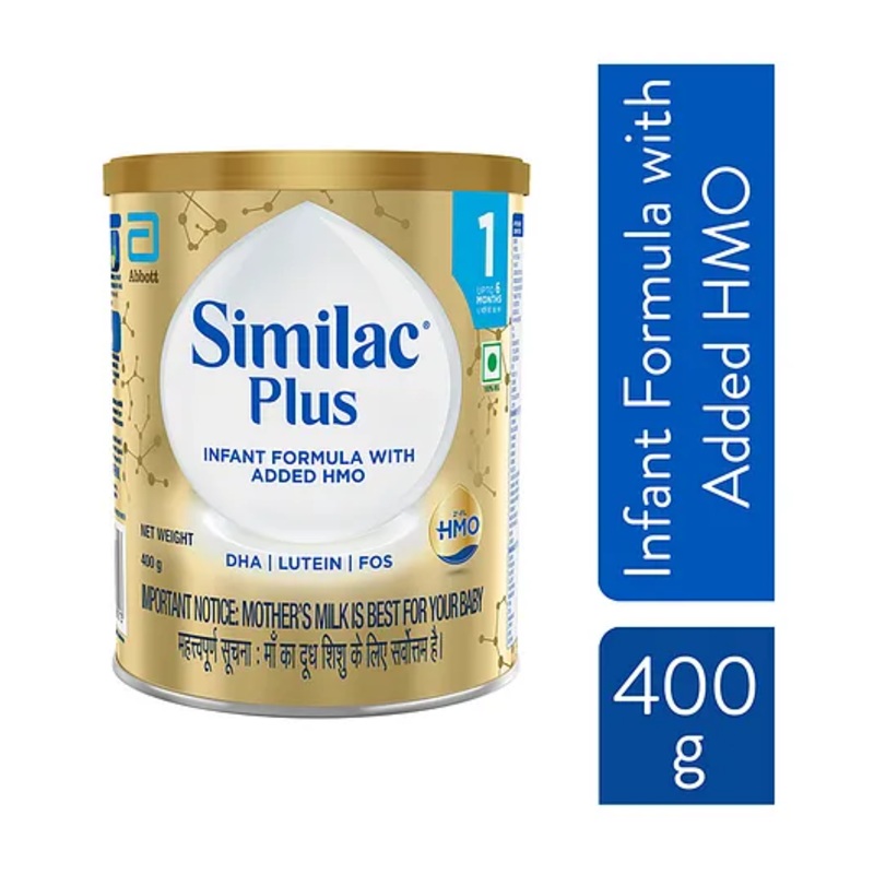 Similac Plus Stage 1 Infant Formula 400g – Growth & Brain Development for 0-6M Preemies