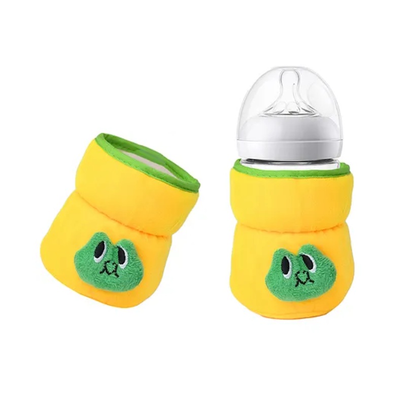 The Little Looker Plush Cotton Bottle Cover Yellow – Fits 125 ml Bottle