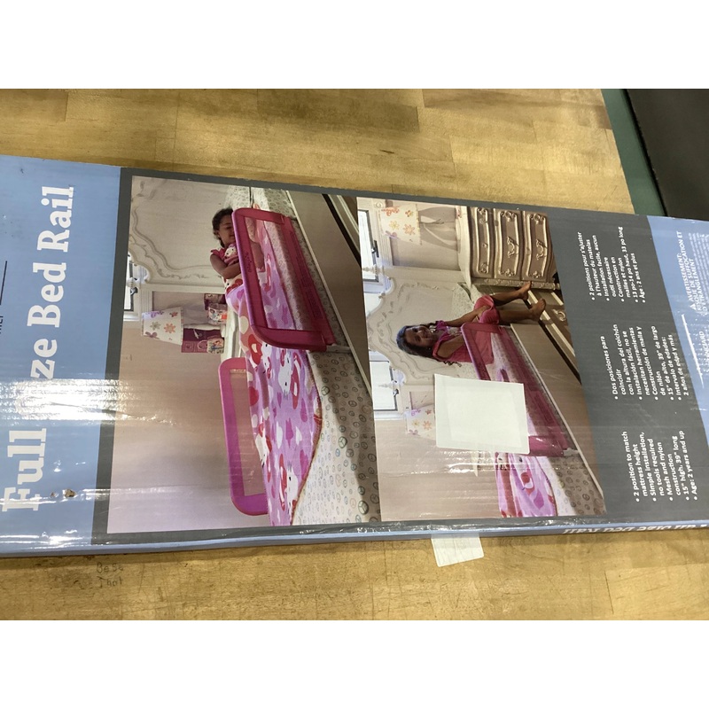 Adjustable Mesh Bed Rail, Two Height Levels, Ready To Use, Compatible with Adult Twin Size Beds, All Steel construction, Equipped with Guard Gap, Durable Nylon Fabric Mesh, Blue