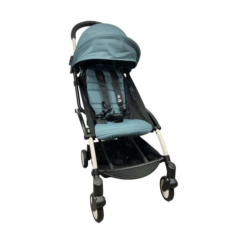 Babyzen YOYO2 Complete Stroller, 2023, White with Aqua