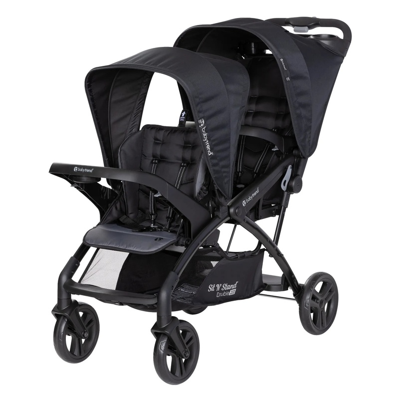 Sit N’ Stand Double 2.0 Stroller – Madrid Black
