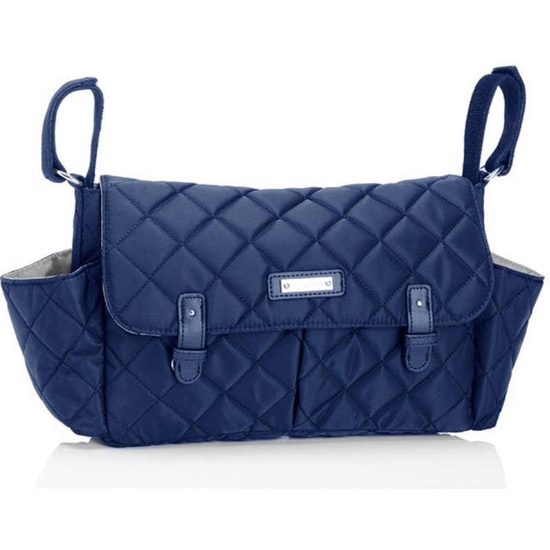 Storksak Quilted Stroller Organizer – Navy