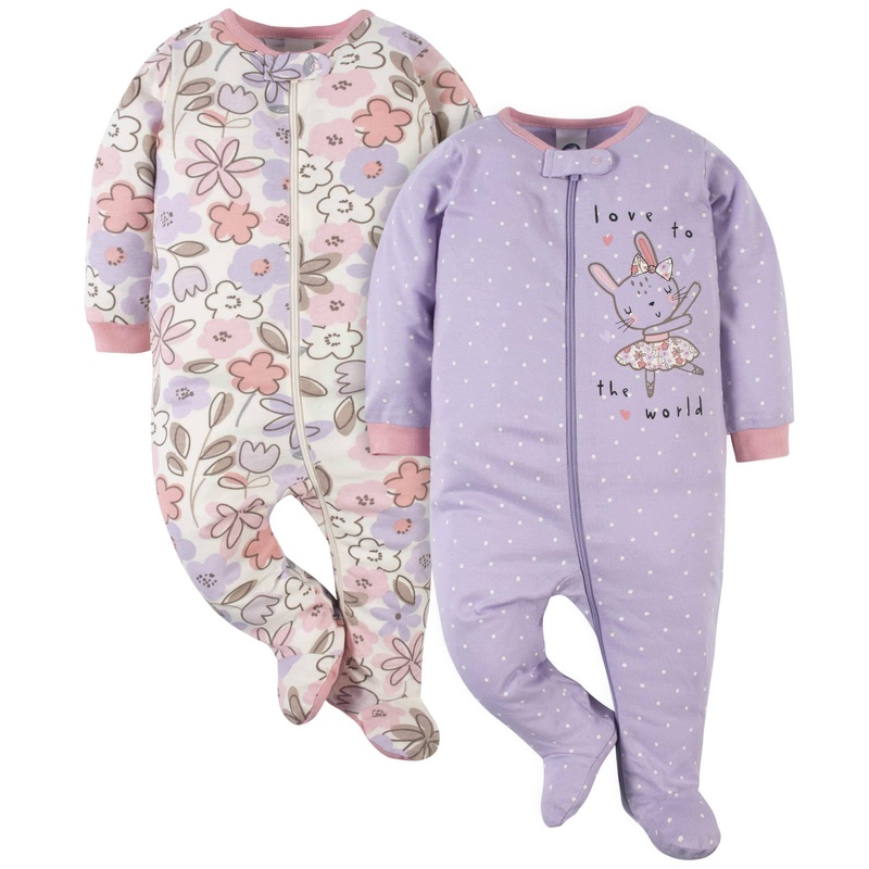 2-Pack Baby Girls Bunny Ballerina Sleep ‘N Plays