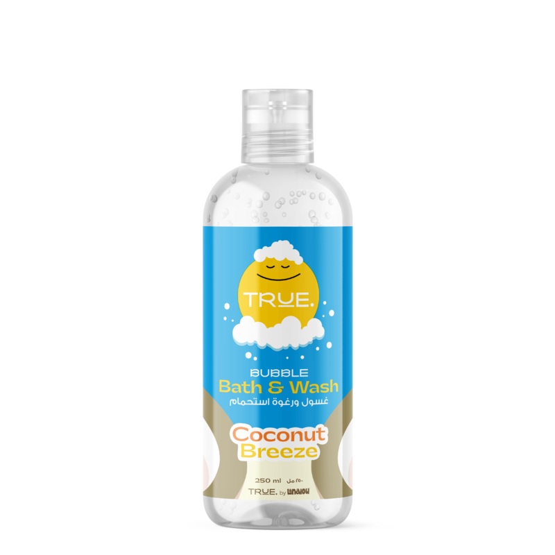 True Bubble Bath & Wash Coconut Scent 250 ml