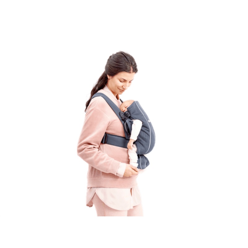 BabyBjrn Carrier Mini in Light Gray Jersey