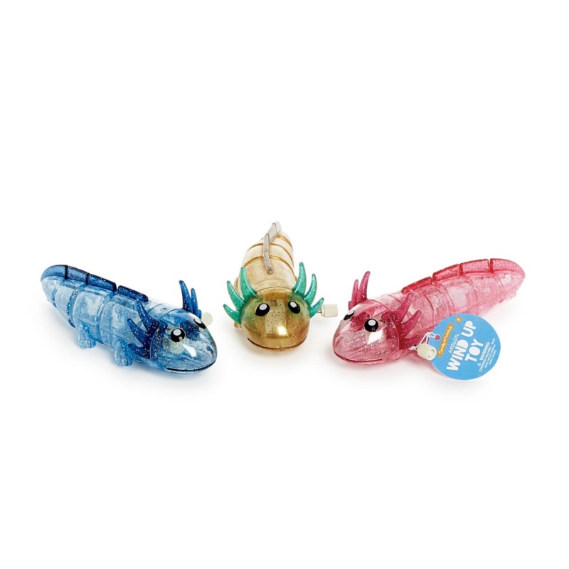 Cupcakes & Cartwheels Axolotl Wind Up Toy
