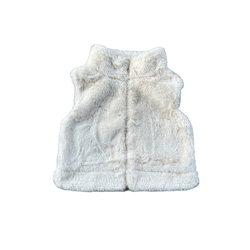Fur Vest – Cream