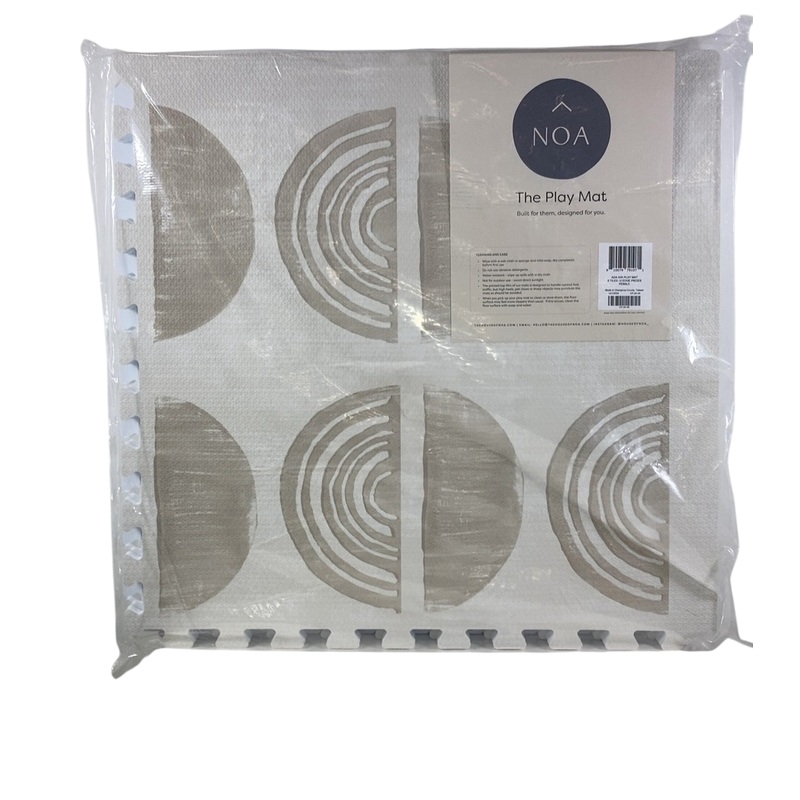 House Of Noa Little Nomad Play Mat, Pebble, 4×6′, Ada