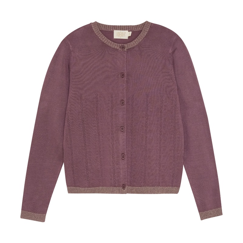 Creamie Pointelle Cardigan – Flint