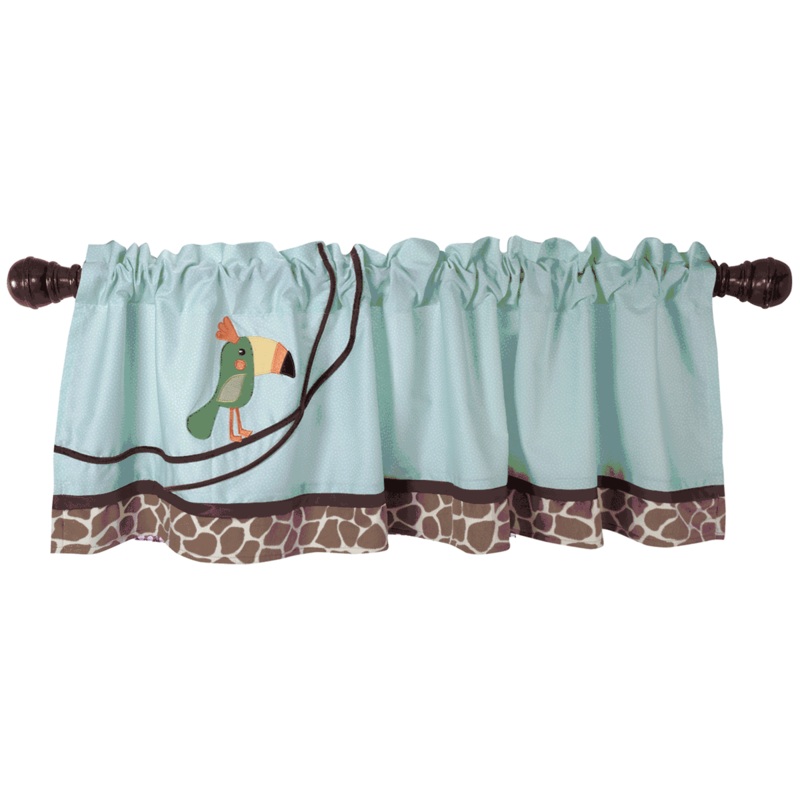 Lambs & Ivy Peek A Boo Jungle Window Valance