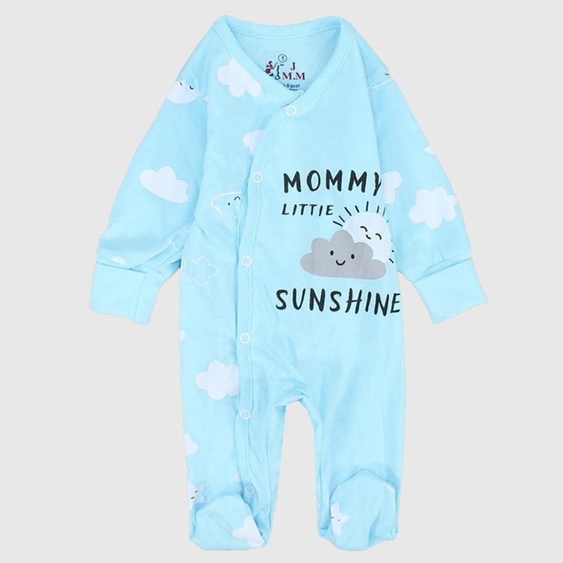 “Mommy’s Little Sunshine” Long-Sleeved Baby Footie
