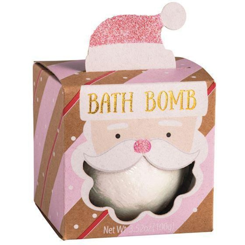 Mud Pie Pink Christmas Surprise Bath Bomb