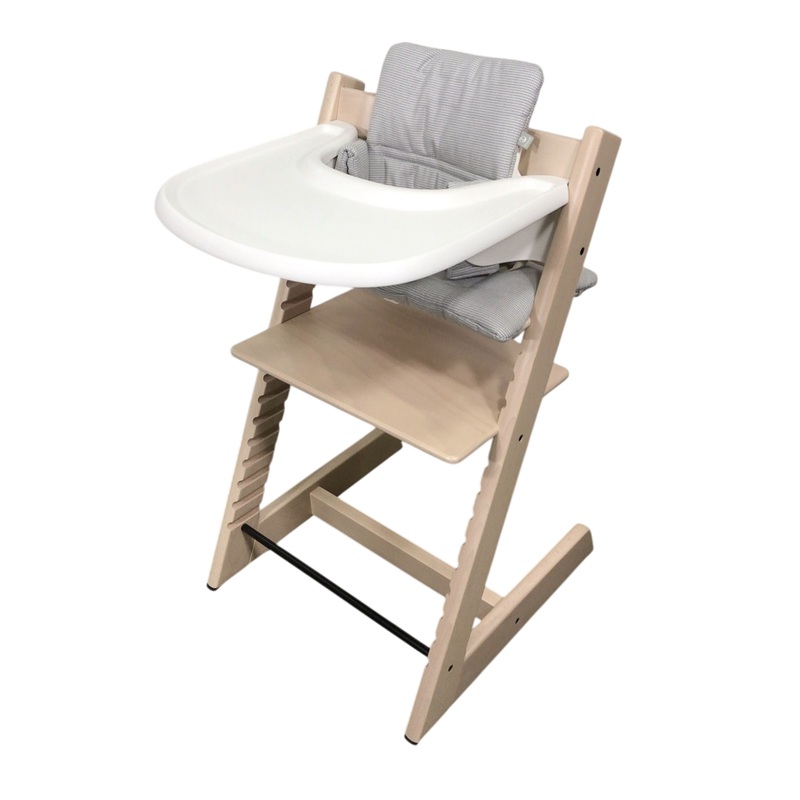 Stokke Tripp Trapp Complete High Chair, 2, Nordic Grey, Whitewash