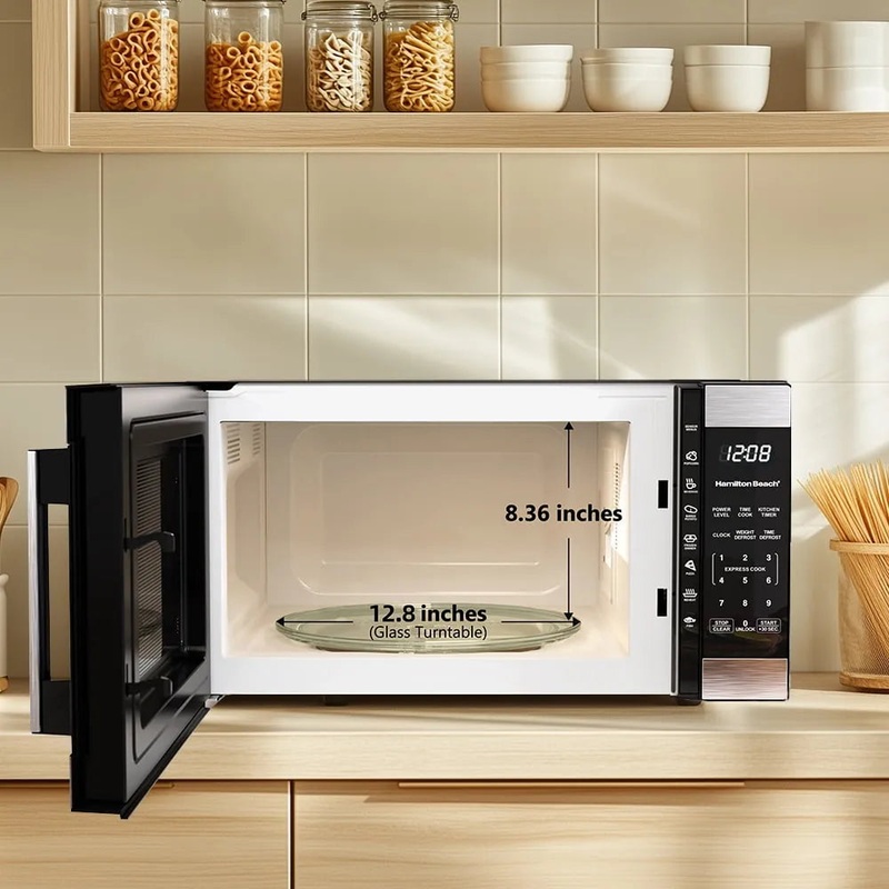 1.6 Cu Ft Sensor Cook Countertop Microwave Oven (See Description)