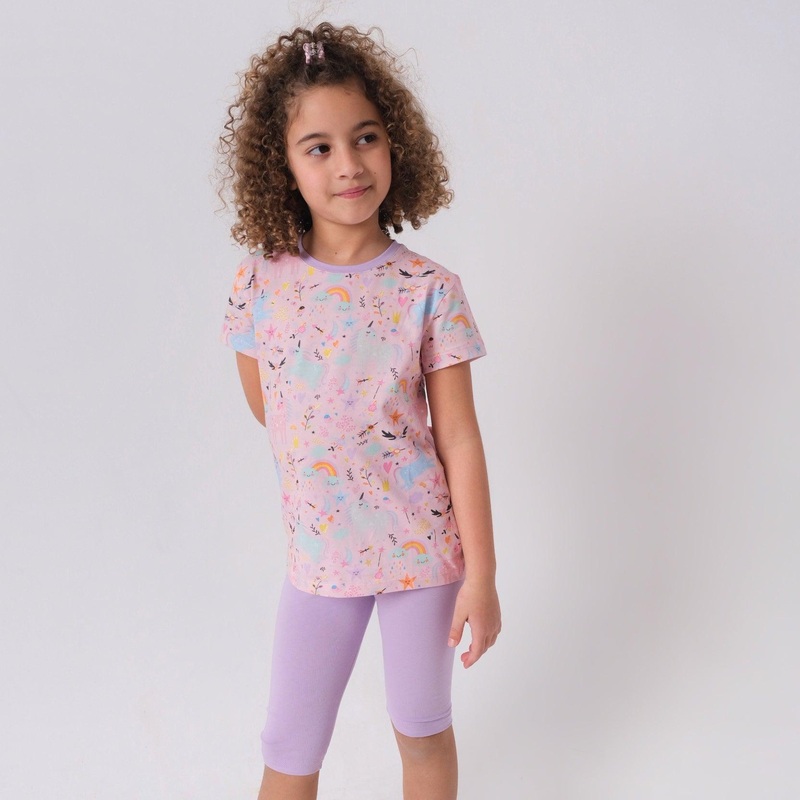 Unicorn World Short-Sleeved Pajama
