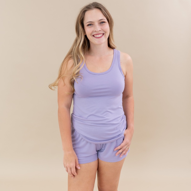 Womens Tank Set in Taro