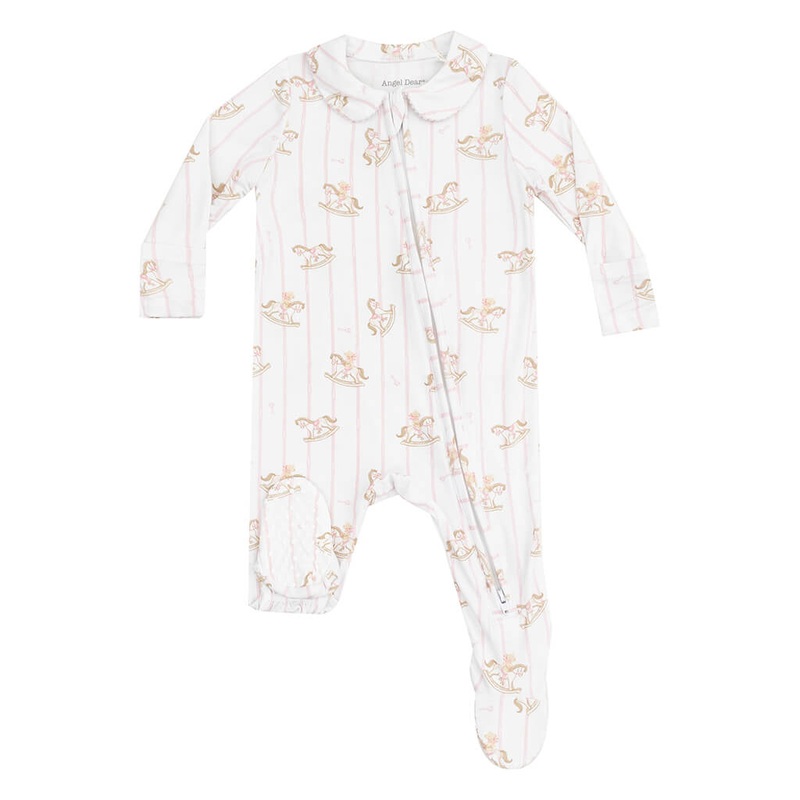 2 Way Zipper Footie Peter Pan Vintage Rocking Horse