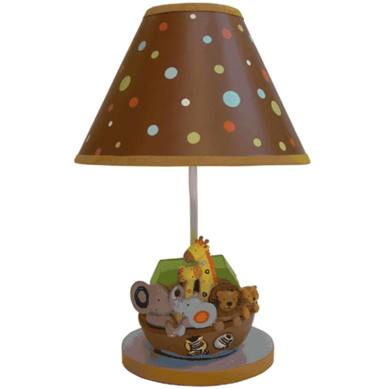 Lambs & Ivy S.S. Noah Lamp with Shade & Bulb
