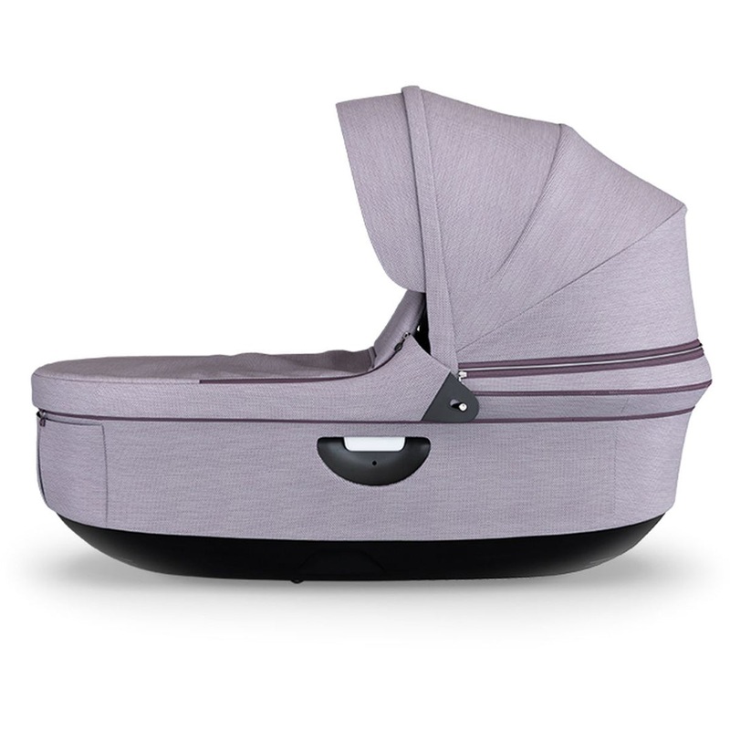 Stokke Stroller Carrycot – Black/Brushed Lilac