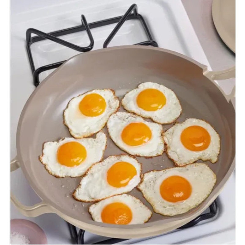 4-piece Ceramic Nonstick 12.5 Family Sized Always Pan with Steamer