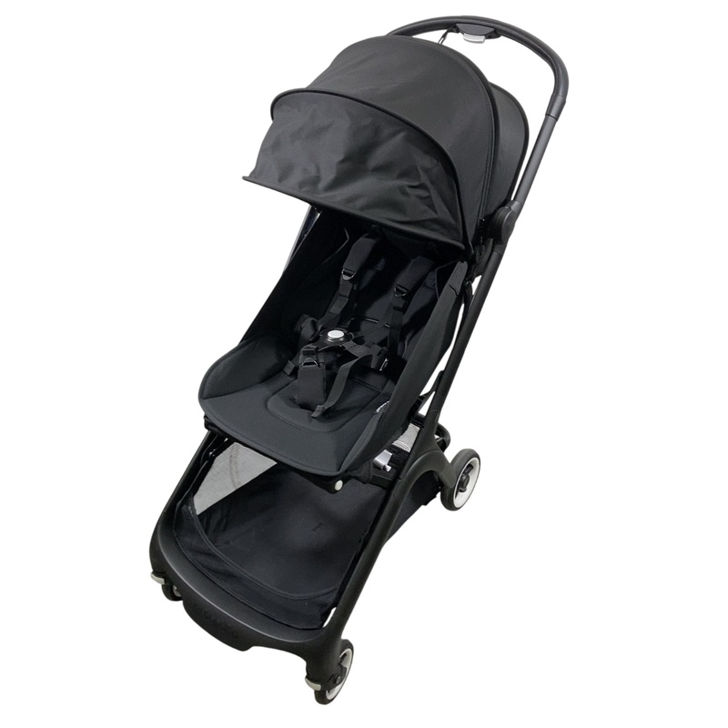 Bugaboo Butterfly Stroller, 2024, Black, Midnight Black, Midnight Black